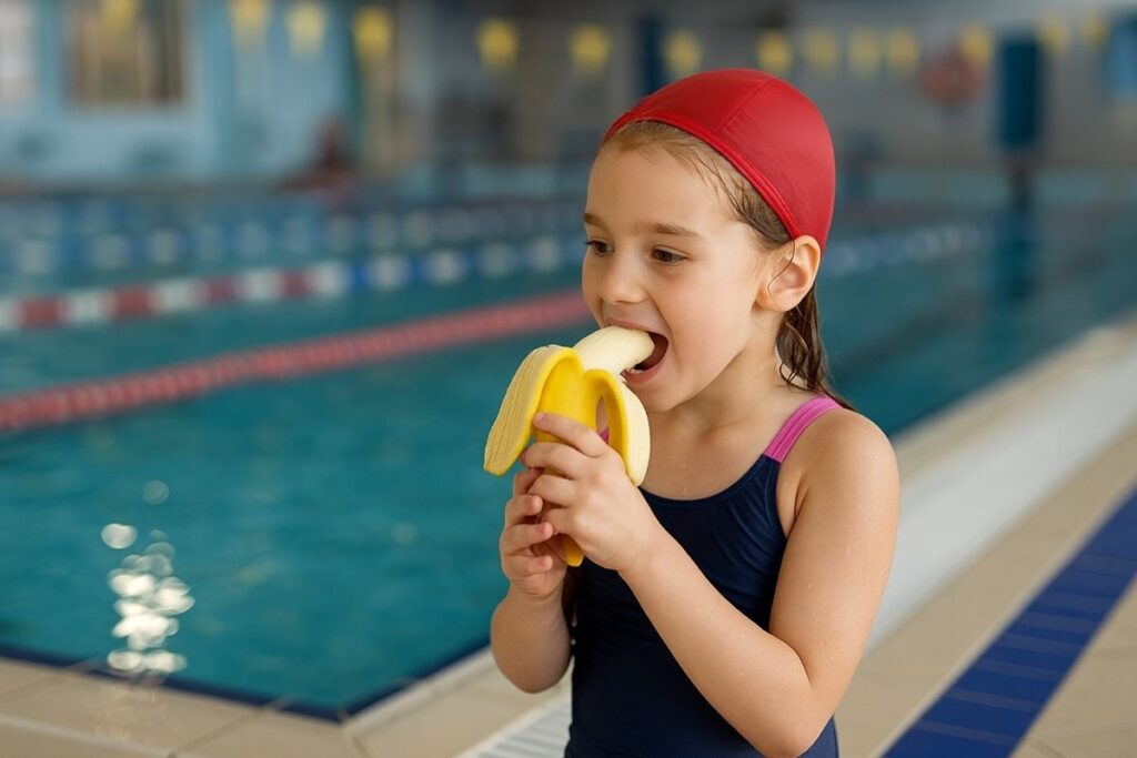 بهترین زمان غذا خوردن قبل از تمرین شنا برای کودک