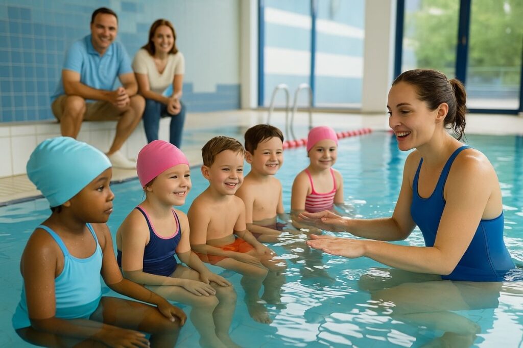 نکات ایمنی هنگام آموزش شنا به کودکان