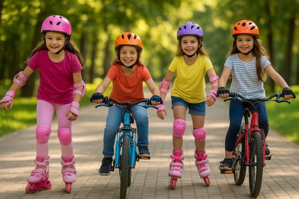 اسکیت یا دوچرخه‌سواری